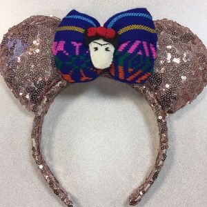 Frida Minnie Ears Bling Ears Handmade new Disney
